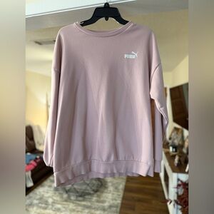 Puma Oversized Women’s Pullover Fleece Sweatshirt